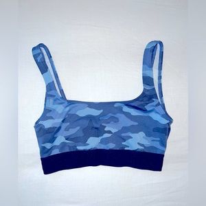 Blue camo Victorias Secret PINK sports bra